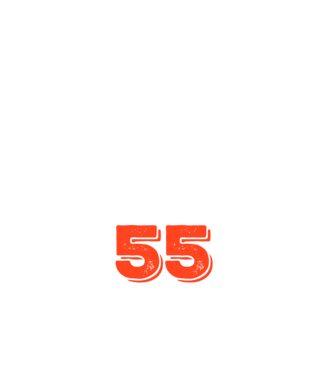 EGY QRVA SZÓT SEM, MÉG SZOKNOM KELL, 55 ÉVES SZÜLETÉSNAPRA minta fehér pólón