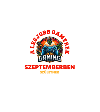 A LEGJOBB GAMEREK SZEPTEMBERBEN SZÜLETNEK minta fekete pólón