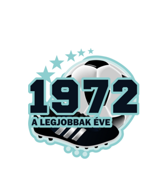 FOCISTÁS SZÜLINAP A LEGJOBBAK ÉVE 1972 minta fehér pólón