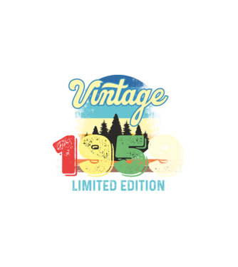 vintage évszám, limited edition, 1959-ben születetteknek minta fehér pólón