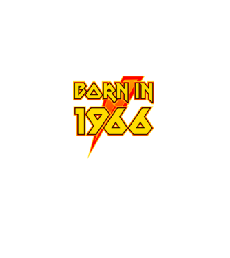 heavy metal born in 1966 minta fekete pólón