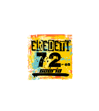 eredeti széria grunge graffiti 72-es. 72 éves minta fekete pólón