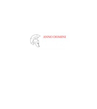 ANNO DOMINI, SZÜLETÉSNAPI ÉVSZÁM, GLADIÁTOR 1972 minta fekete pólón