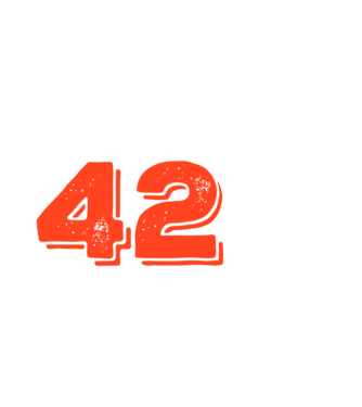 EGY QRVA SZÓT SEM, MÉG SZOKNOM KELL, 42 ÉVES SZÜLETÉSNAPRA minta fehér pólón