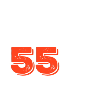 EGY QRVA SZÓT SEM, MÉG SZOKNOM KELL, 55 ÉVES SZÜLETÉSNAPRA minta fekete pólón