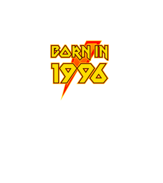 heavy metal born in 1996 minta fekete pólón