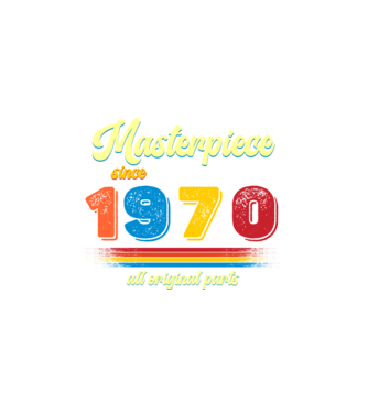 masterpiece all original parts since 1970, mesterdarab, etalon minta fehér pólón
