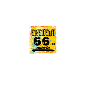 eredeti széria grunge graffiti 66-os. 66 éves minta fekete pólón
