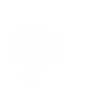 AWESOME1965 minta fehér pólón