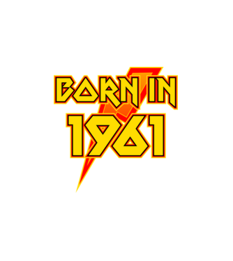 heavy metal born in 1961 minta fehér pólón