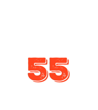 EGY QRVA SZÓT SEM, MÉG SZOKNOM KELL, 55 ÉVES SZÜLETÉSNAPRA minta fekete pólón