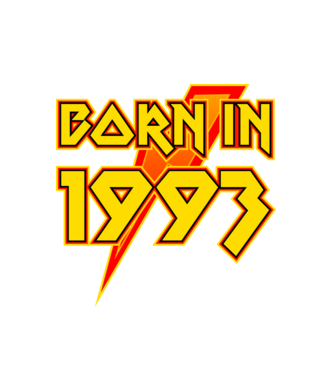 heavy metal born in 1993 minta fehér pólón