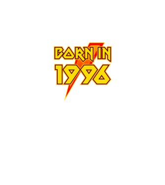 heavy metal born in 1996 minta fekete pólón