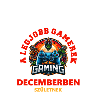 A LEGJOBB GAMEREK DECEMBERBEN SZÜLETNEK minta fehér pólón
