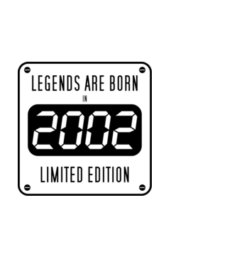legends 2002 minta fehér pólón