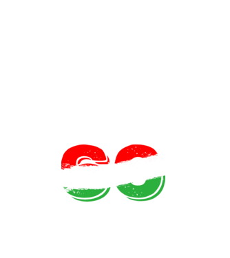 magyar trikolor, piro fehér zöld szám 60 minta fehér pólón