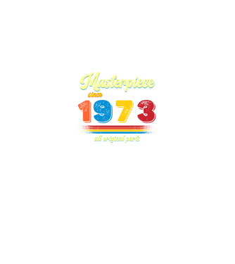 masterpiece all original parts since 1973, mesterdarab, etalon minta királykék pólón