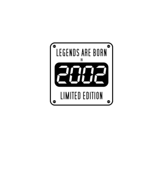 legends 2002 minta fehér pólón