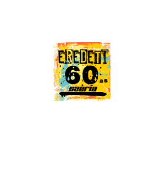 eredeti széria grunge graffiti 60-as. 60 éves minta fekete pólón
