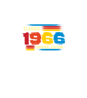 classic, original edition, retro, vintage évszám, születésnapi dátum, 1966 minta fekete pólón