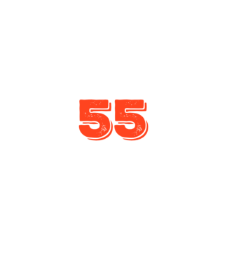 EGY QRVA SZÓT SEM, MÉG SZOKNOM KELL, 55 ÉVES SZÜLETÉSNAPRA minta fekete pólón
