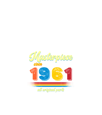 masterpiece all original parts since 1961, mesterdarab, etalon minta fekete pólón