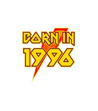 heavy metal born in 1996 minta fehér pólón