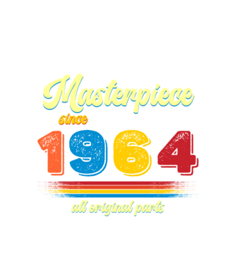 masterpiece all original parts since 1964, mesterdarab, etalon minta fehér pólón