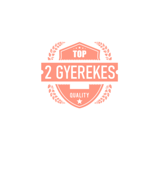 TOP QUALITY 2 GYEREKES ANYUKA minta fehér pólón