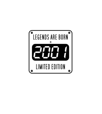 legends 2001 minta sárga pólón