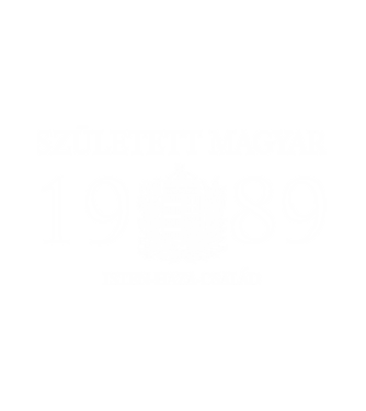 SZÜLETETT MAGYAR, ISTEN HAZA CSALÁD, SZÜLETETT 1989-BEN, MAGYAR CÍMER minta fehér pólón