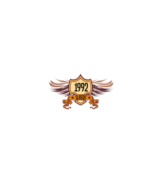 classic szülinapi embléma 1992 minta homokszín pólón