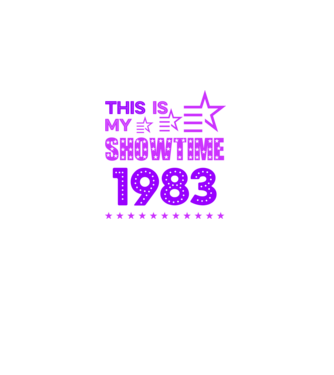 SHOWTIME SZÜLINAP 1983 minta fehér pólón