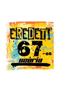 eredeti széria grunge graffiti 67-es. 67 éves minta fekete pólón