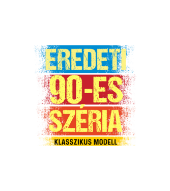 EREDEDI 90-ES SZÉRIA KLASSZKUS MODELL, RETRO SZÜLETÉSNAP minta homokszín pólón