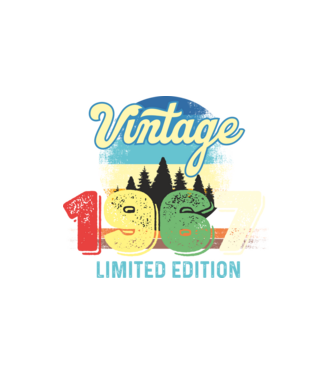 vintage évszám, limited edition, 1967-ben születetteknek minta fehér pólón