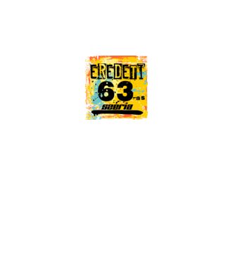 eredeti széria grunge graffiti 63-as. 63 éves minta fekete pólón