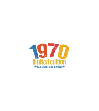 1970 limited edition ,all original parts, retro születésnapi évszám minta homokszín pólón