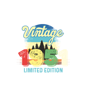 vintage évszám, limited edition, 1951-ben születetteknek minta fehér pólón