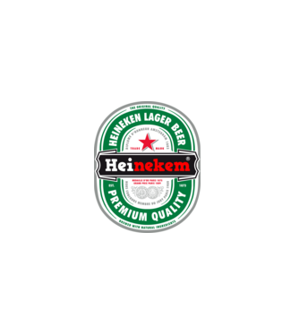 heinekem minta fehér pólón