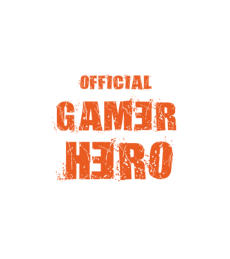 OFFICIAL GAMER HERO minta fehér pólón