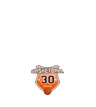 Basketball , kosárlabda mezszám. születésnap szülinapi logó 30 éves minta világos rózsaszín pólón
