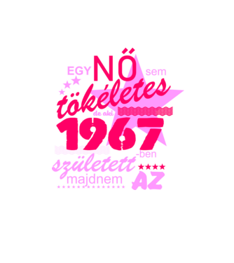 egy nő sem tökéletes 1967 minta homokszín pólón