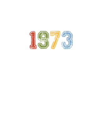 born in 1973 születésnapi felirat minta fekete pólón