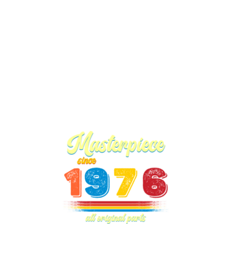 masterpiece all original parts since 1976, mesterdarab, etalon minta fehér pólón
