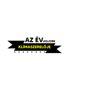 AZ ÉV LEGJOBB KLÍMASZERELŐJE minta piros pólón