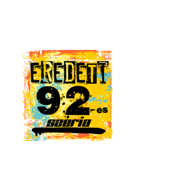 eredeti széria grunge graffiti 92-es, 1992 minta fekete pólón