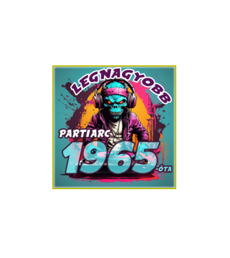 LEGNAGYOBB PARTIARC 1965 ÓTA minta fehér pólón