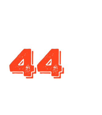EGY QRVA SZÓT SEM, MÉG SZOKNOM KELL, 44 ÉVES SZÜLETÉSNAPRA minta fekete pólón