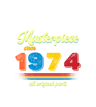 masterpiece all original parts since 1974, mesterdarab, etalon minta fehér pólón